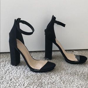 Black heels